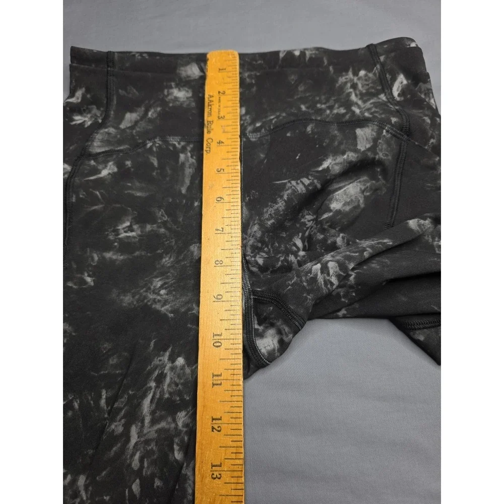 Lululemon Leggings Wunder Train HR 25'' Tie Dye Gray Training Athletic Sz 6